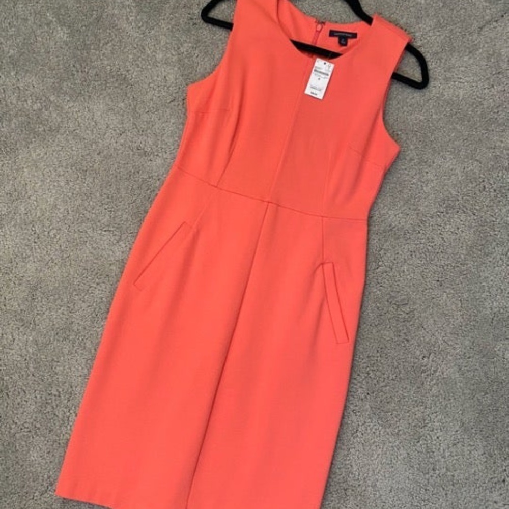 BNWT Lands End Ponte Sheath Dress